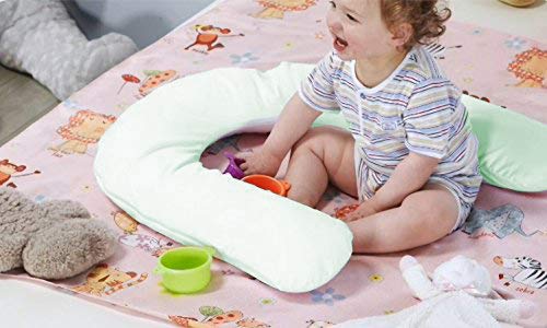 Texlux Microfiber Cozy and Very Soft Baby Pillow with 2 Pillow Cover-Mint Green - Image 2