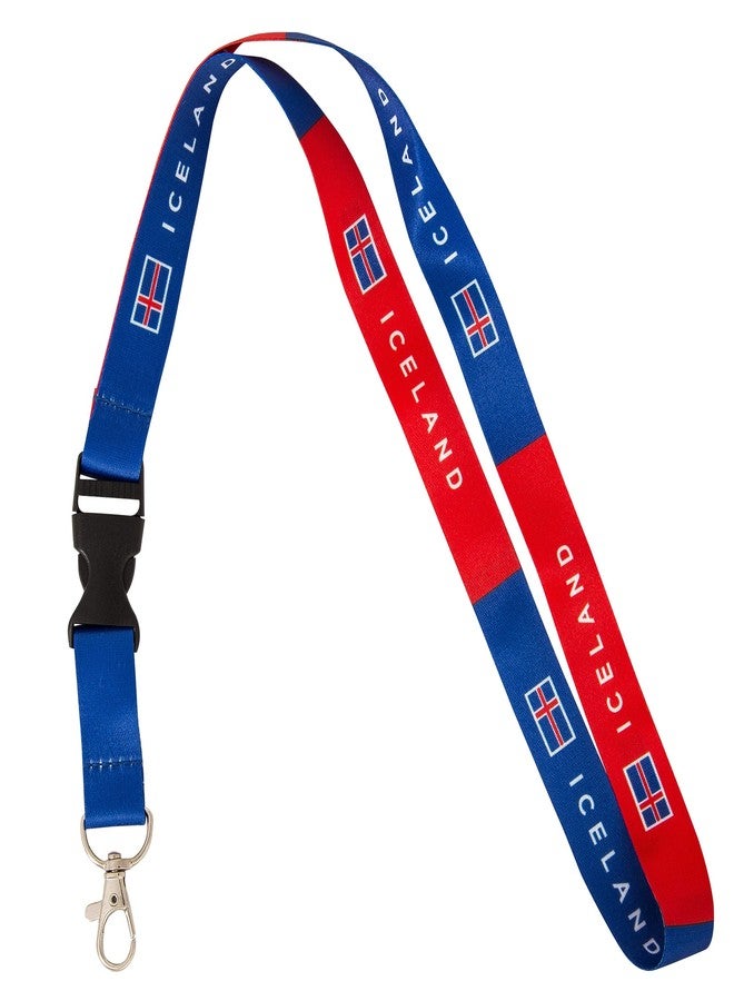 Desert Cactus Iceland Lanyard with Snap Buckle (Lanyard) - Image 1