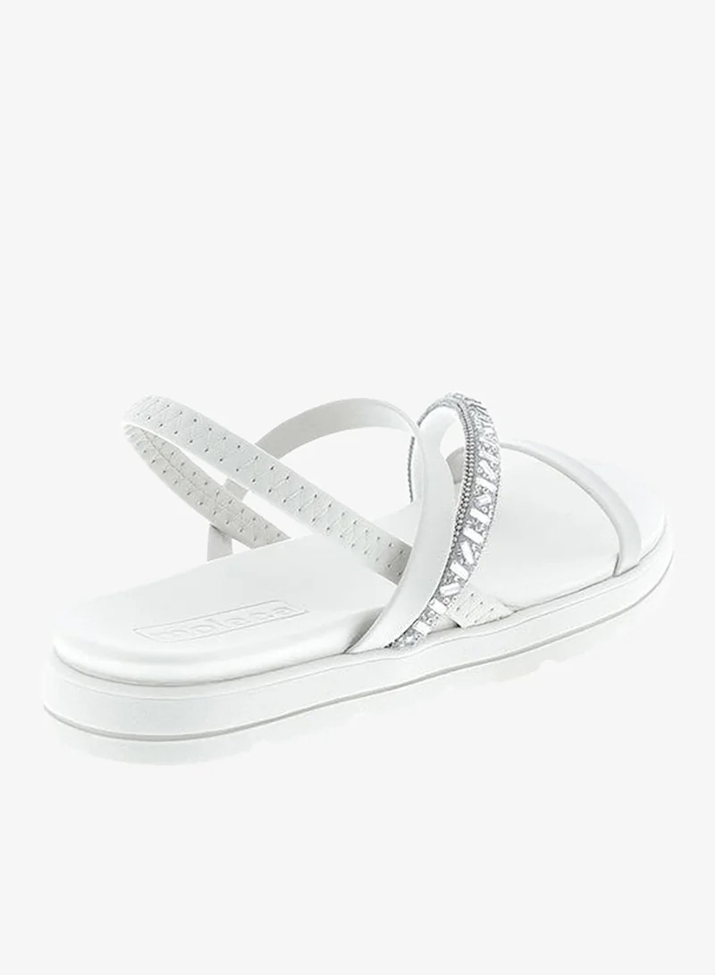 Moleca Off White Sandals for Women with Back Strap – Stylish & Supportive sling Back Ladies Sandals for Women | Best Price UAE