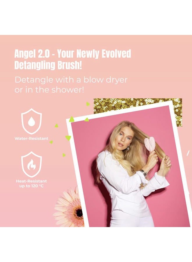 Tangle Angel فرشاة شعر احترافية 2.0 وردية لامعة, 21722 - Image 5