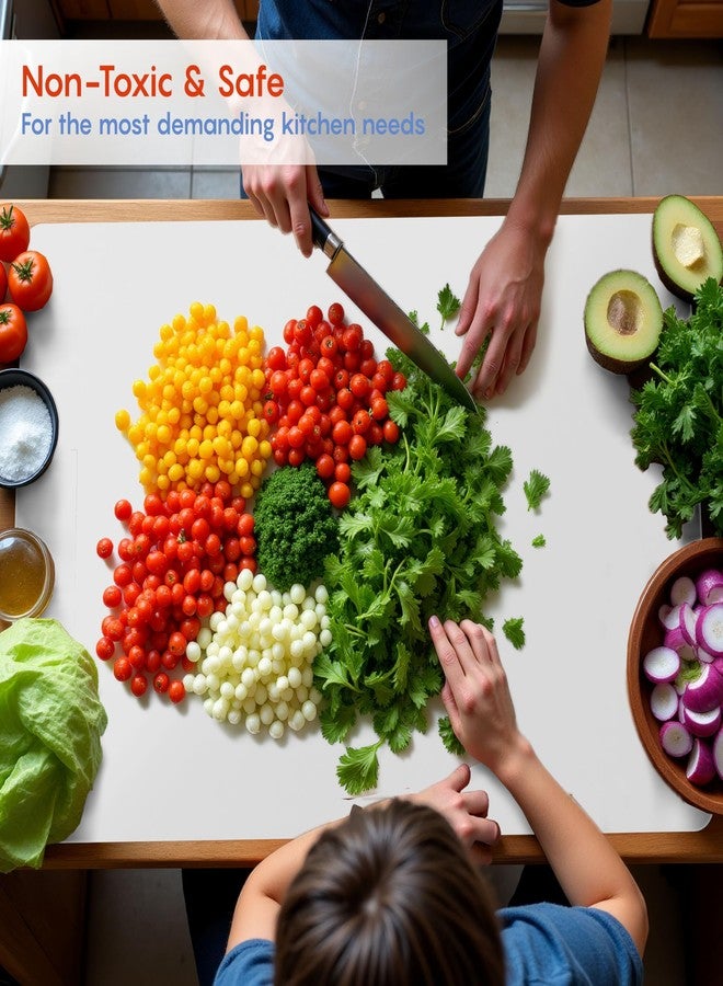 Monster Mat MonsterMat Extra Large Flexible Kitchen Mat – 23.4" x 35.6" x 0.08" – Ultra Thin Chopping Board, durable, Non-Slip, and Versatile Kitchen Extra Large Cutting Board and Craft Cutting Mat (1) - Image 3