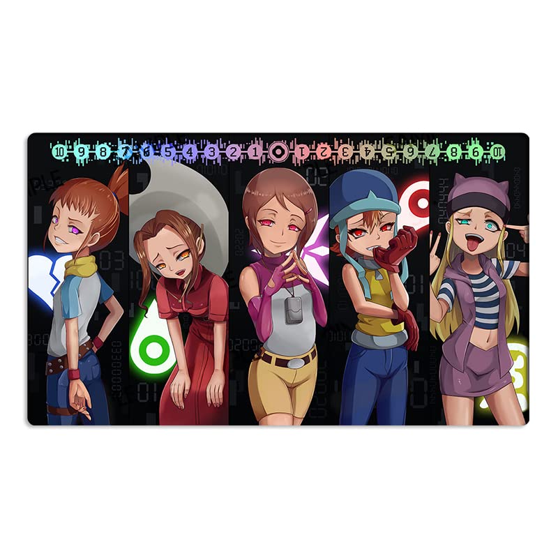 Mlikemat New DTCG Duel Playmat Digimon Diaboromon Trading Card Game TCG CCG Mat Pad Free Bag ZD002528K - Image 1