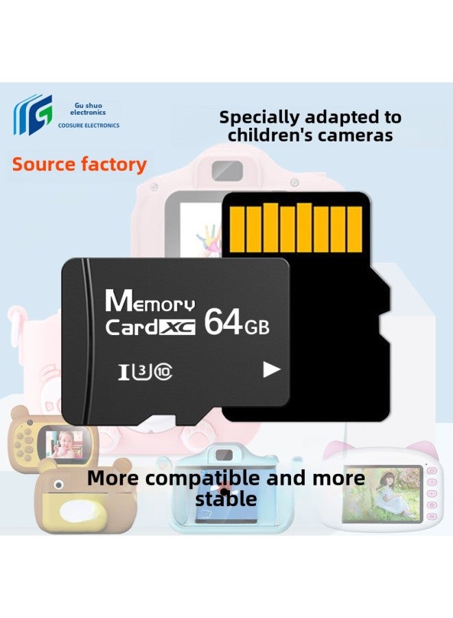 Children's Digital Camera Memory Card 32g4g Stable And Durable Support 4K Ultra-clear High-speed Memory Card TF Card Wholesale-Color:Special Card For Children Camera-Capacity:32GB  - Image 1