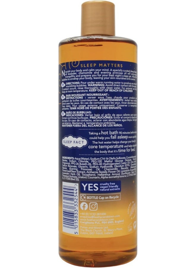 Feather & Down Nourishing Bath Soak (500ml) - with Soothing Upcycled Chamomile Extract And Evening Primrose Oil Nourish Your Body And Calm Your Mind Cruelty Free Vegan Friendly - Image 2