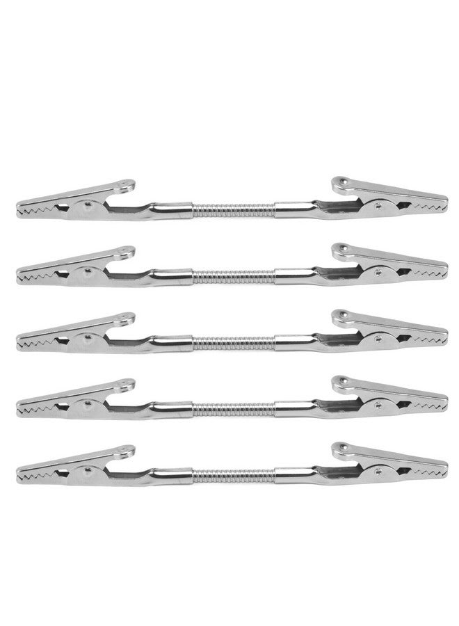 GLOGLOW Double Head Alligator Clip, Bendable Double Head Memo Clip Metal Strong Clip Photo Holder For Crafts Diy Card Photoclip Photo Holders - Image 1