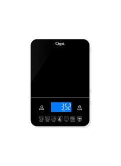 Ozeri ZK19 Touch III 10 kg Digital Kitchen Scale with Calorie Counter, 22 lb, Black  - Image 2