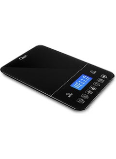 Ozeri ZK19 Touch III 10 kg Digital Kitchen Scale with Calorie Counter, 22 lb, Black  - Image 1
