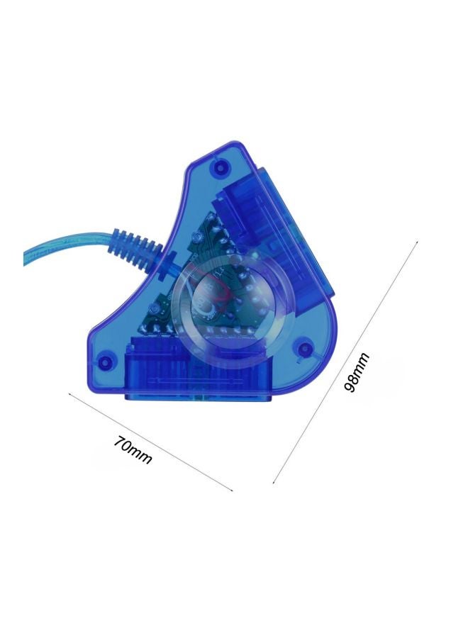 USB Dual Player Wired Converter Adapter For PS2 Game Controller - Image 4