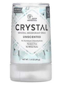 Crystal Mineral Deodorant Stick Unscented 1.5 oz 40 g 