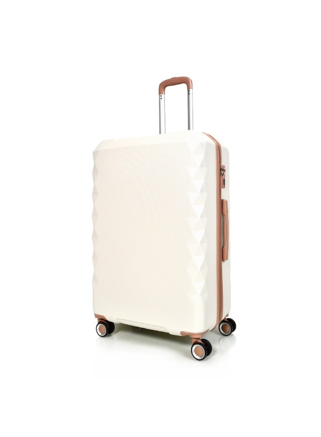 MORANO 5-Piece Women Morano Travel Luggage Trolley Set Special Beige Khaki Size 28''-24''-20''-18''-12'' Inches  - Image 5
