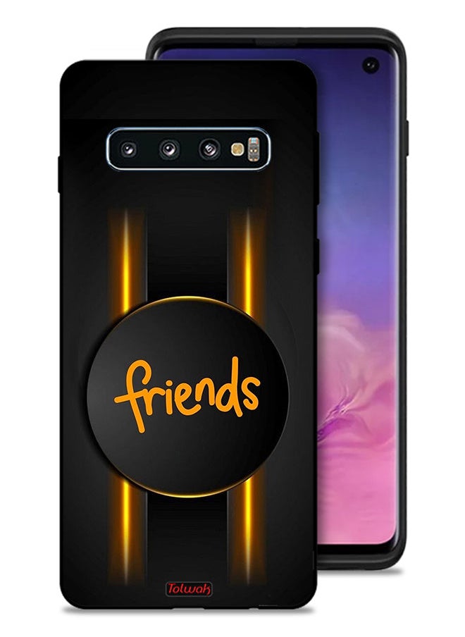 Tolwak - Samsung Galaxy S10 Protective Case Cover Friends - Image 1