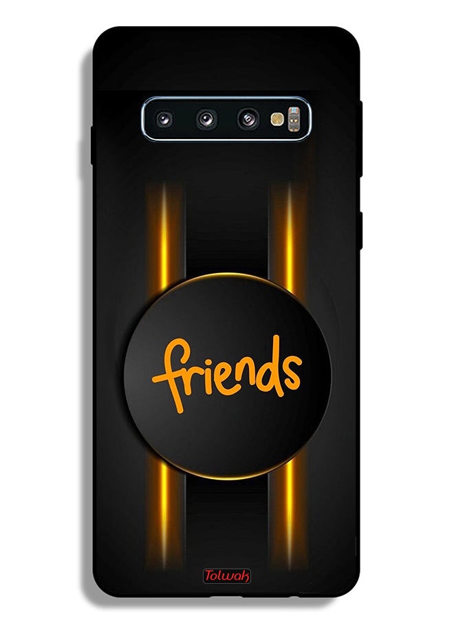 Tolwak - Samsung Galaxy S10 Protective Case Cover Friends - Image 1