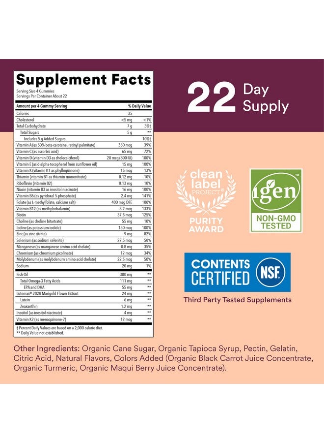 SmartyPants SmartyPants Teen Girl Multi & Omegas Gummies, 90 Count - Image 3