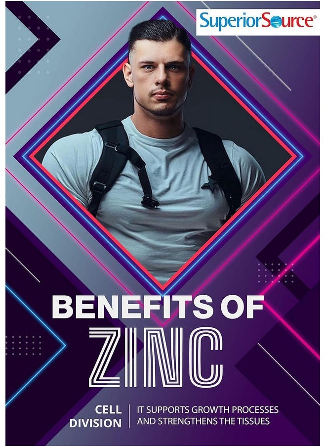 Superior Source Superior Source Zinc Plus - Immune System Health Support Supplement - Vitamin C, Elderberry & Vitamin D3-90 Instant Dissolve Tablets  - Image 5