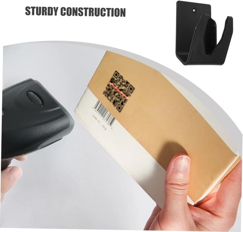 2pcs Adjustable Wall Mounted Barcode Scanner Holder for Various Scanning Devices Easy Tool Installation Space Saving Design for Retail and Warehouse Use - Image 4