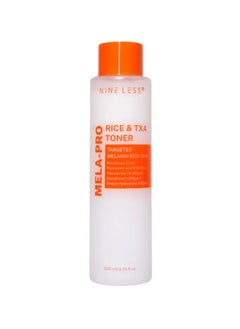 NINELESS [NINELESS] MELA-PRO Rice & TXA Toner 200ml  - Image 1