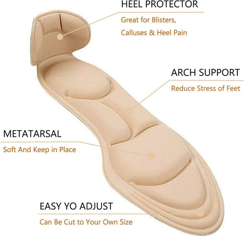 ZSIGNS Arch Heel for Foot Support Orthopaedic Pain Relied & Memory Foam Cushion Inside, Comfortable Shoe Insole, Man Women Insoles Shoes Sole - Image 3