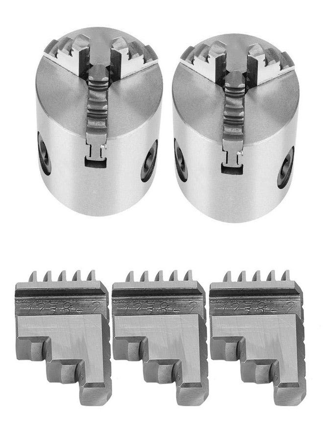 Thincol 3 Jaw Inside Jaw Chuck 3 Inch(80mm) Lathe, Self Centering 20CrMnTi Steel Metal Lathe Chuck Jaws, Lathe Drilling Inside Jaw Foot - Image 2