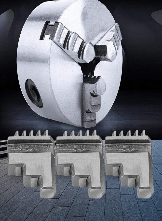 Thincol 3 Jaw Inside Jaw Chuck 3 Inch(80mm) Lathe, Self Centering 20CrMnTi Steel Metal Lathe Chuck Jaws, Lathe Drilling Inside Jaw Foot - Image 3