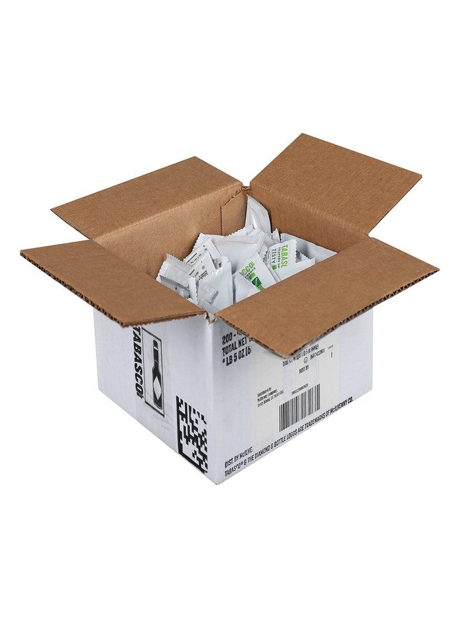 TABASCO Brand Green Jalapeno Pepper Sauce, Mild Hot Sauce, Single-Serve Hot Sauce Packets, Versatile Jalapeno Sauce, Easy for On-The-Go, Great on Mexican Dishes & More, 0.1 Oz (Pack of 200) - Image 2