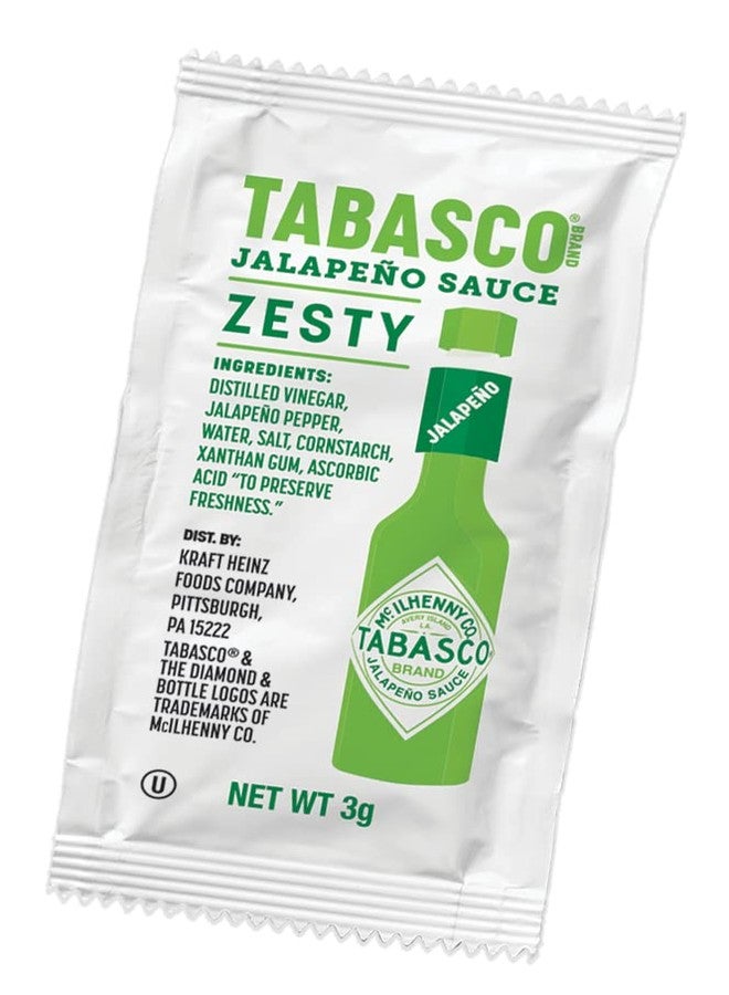 TABASCO Brand Green Jalapeno Pepper Sauce, Mild Hot Sauce, Single-Serve Hot Sauce Packets, Versatile Jalapeno Sauce, Easy for On-The-Go, Great on Mexican Dishes & More, 0.1 Oz (Pack of 200) - Image 3