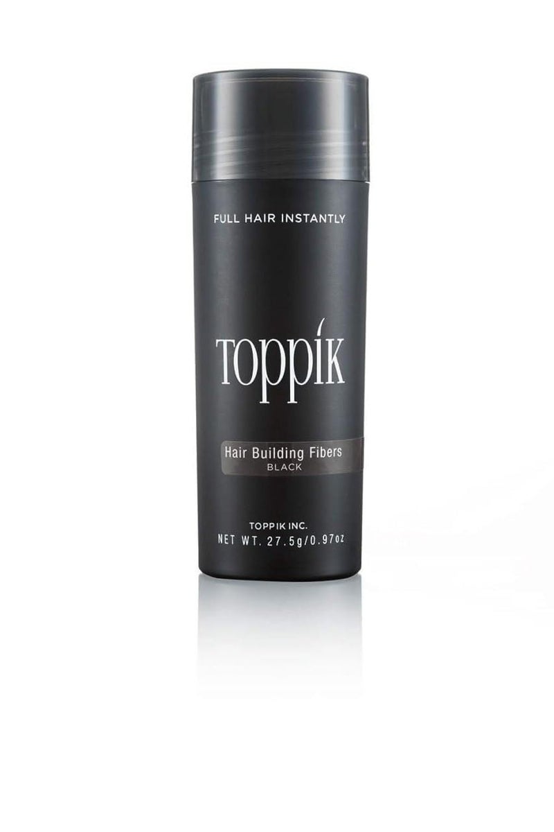 KRIPESH Natural Toppi Hair Building Fibers Black 275Gm Fibers For Thin Fine Hair Thinning Fibers For Men Women 275 Grams Toppi - Image 1