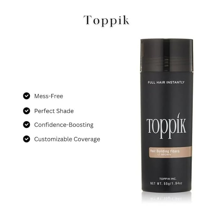 KRIPESH Natural Toppi Hair Building Fibers Black 275Gm Fibers For Thin Fine Hair Thinning Fibers For Men Women 275 Grams Toppi - Image 3