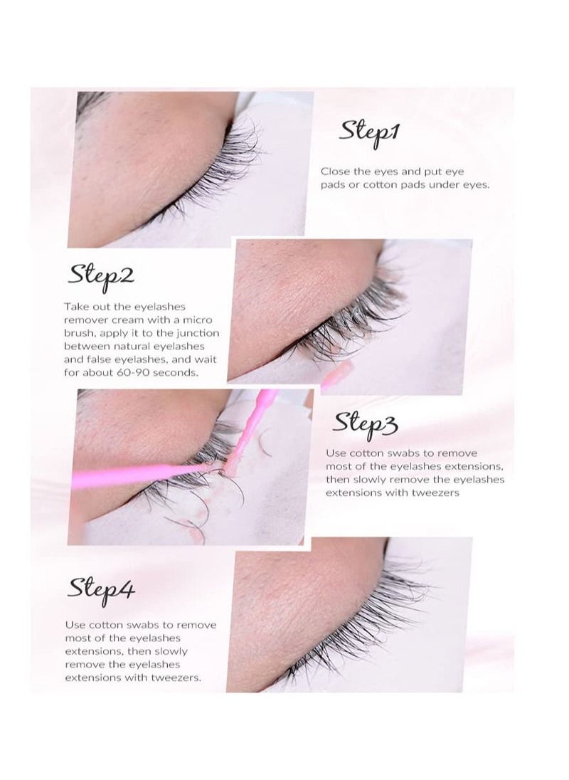 GOLLEE - Sensitive Eyelash Extension Remover Gel for No Burn Eyelash Extension Glue Removal Fast Action Dissolves Even The Strongest False Lash Adhesive In 60 Seconds - Image 1