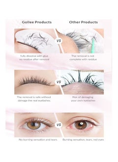 GOLLEE Sensitive Eyelash Extension Remover Gel for No Burn Eyelash Extension Glue Removal Fast Action Dissolves Even The Strongest False Lash Adhesive In 60 Seconds  - Image 3