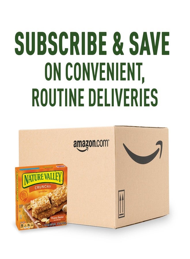 Nature Valley Granola Bars, Crunchy, Peanut Butter, 6 Pouches - 1.49 oz, 2-Bars Per Pouch (Pack of 6) - Image 5