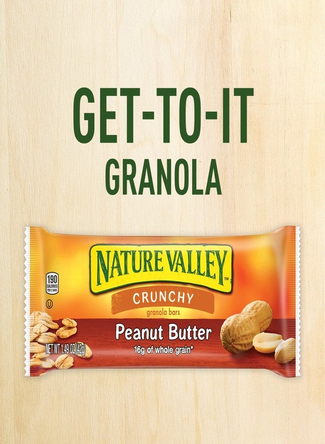 Nature Valley Granola Bars, Crunchy, Peanut Butter, 6 Pouches - 1.49 oz, 2-Bars Per Pouch (Pack of 6) - Image 4