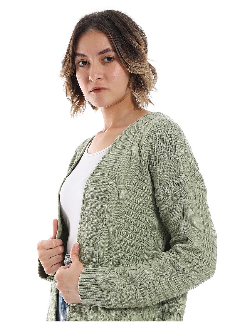 Caesar - Womens Wool Open Cardigan - Image 1