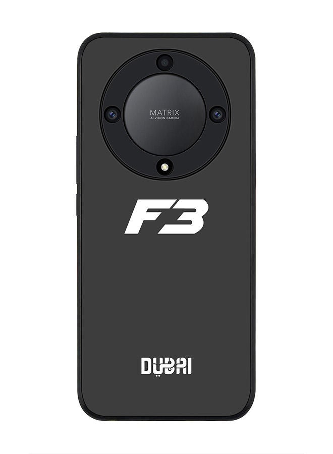 Stylizedd Rugged Black edge case for Honor X9a 5G Slim fit Soft Case Flexible Rubber Edges Anti Drop TPU Gel Thin Cover -   Faz3 Dubai Grey - Image 1