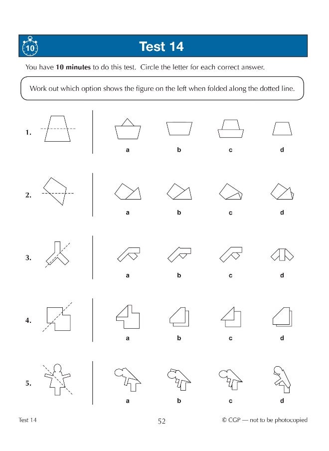null - 11+ GL 10-Minute Tests: Non-Verbal Reasoning Spatial - Ages 10-11 Book 1 (with Online Edition) - Image 1