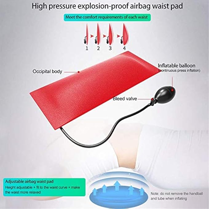 rayihni Strength Trainning Back Stretch Bench, Inline Stretch With Cervical Traction Bed Go Stretcher Table Adjustable Fitness Workout For Home Gym Equipment - Image 4