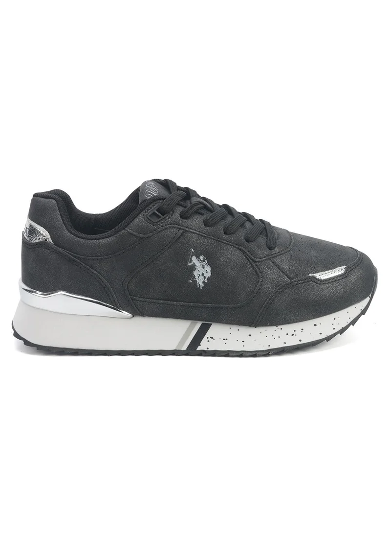 Women's Black Lightweight Sneakers - Comfortable Casual Shoes for Everyday Wear