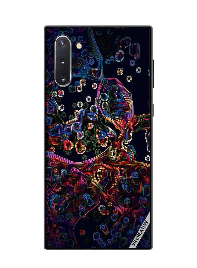 VR CREATIVE Protective Case Cover For Samsung Galaxy Note10 5G Abstract Design Multicolour - Image 1