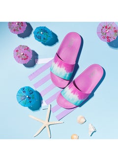 CUBS Tie Dyed Everyday Wear Eco-Friendly Pvc Slides For Girls Lightweight Easy To Wash And Anti-Slip Soles  - Image 3