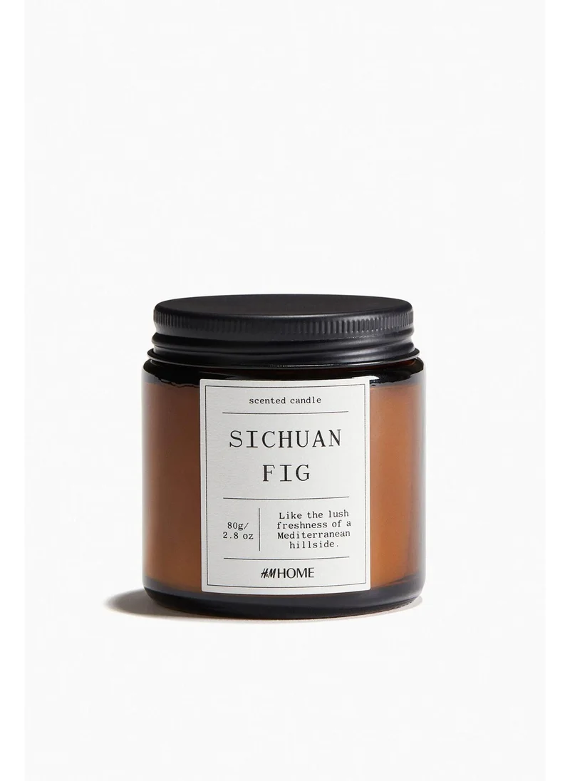 H&M Small scented candle in glass holder