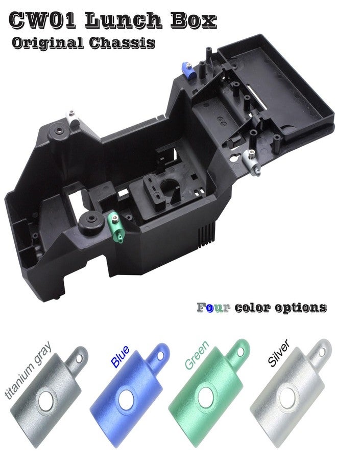 HOBOHY 4Pcs Aluminum Attaching Body Mounts for Tamiya CW01 Chassis Lunch Box Midnight Pumpkin Upgrades Parts (Titanium) - Image 5