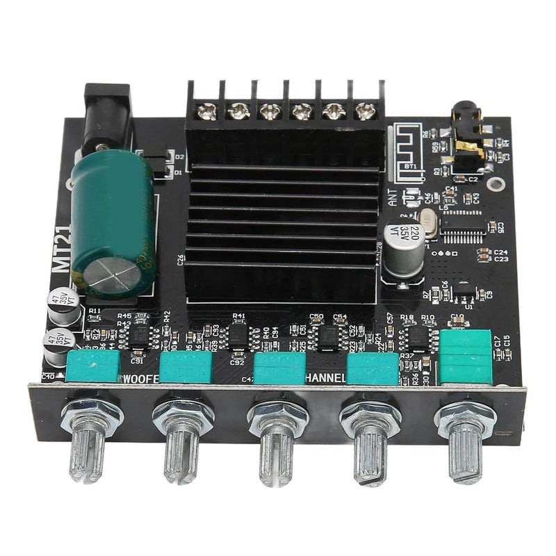 Sanpyl Digital Stereo Amplifier Board, ZK‑MT21 Bluetooth 2.1 Channel DC 12‑24V, HiFi DIY Audio Power Amp Module, for 15‑100W 4‑8Ω Speakers - Image 2