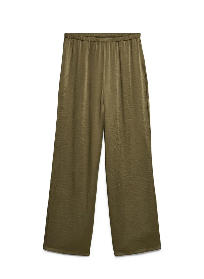 فيرو مودا VMAMAYA Mid Waist Wide Pant Woven