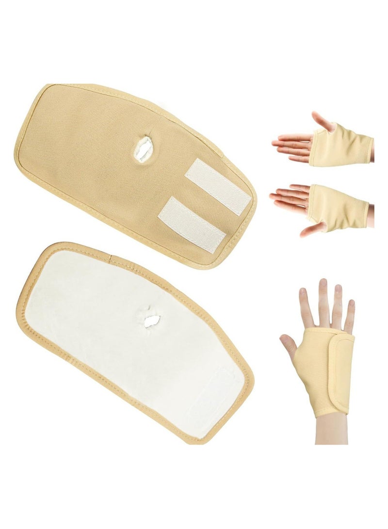 general Arm Castor Oil Wrap, 2 Pieces Organic Castor Oil Pack, Reusable Castor Oil Wrap with Hook and Loop, Castor Oil Pad Compression Pad Castor Oil Patch Kit for Men and Women, Castor Oil Free - Image 1