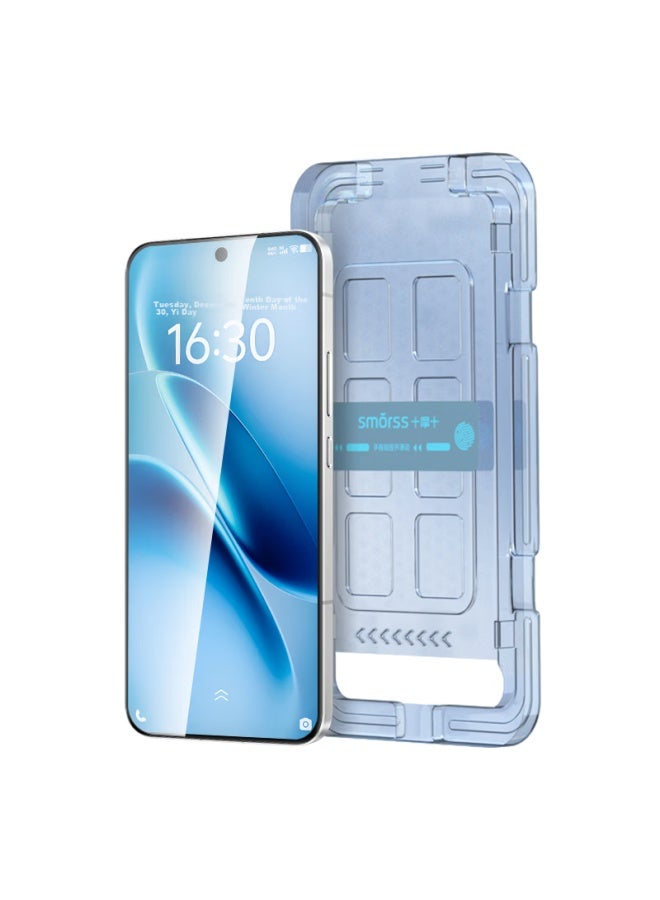 Smorss Tempered Glass Screen Protector For Iqoo Z11 Turbo - High-definition Full-screen, No Black Edges, Drop-resistant, Anti-fingerprint Protective Film - Instant Adhesive T - Image 4