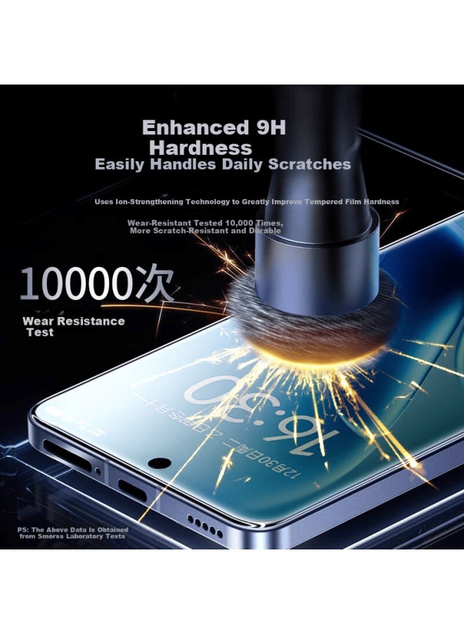 Smorss Tempered Glass Screen Protector For Iqoo Z11 Turbo - High-definition Full-screen, No Black Edges, Drop-resistant, Anti-fingerprint Protective Film - Instant Adhesive T - Image 2