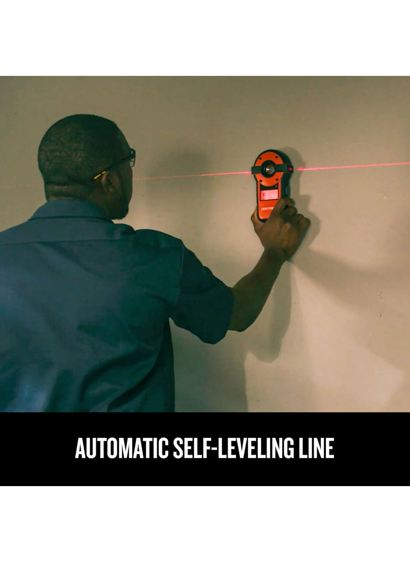 CRAFTSMAN CRAFTSMAN Laser Level and Stud Sensor 20Foot Visbility Range CMHT77636  Red  - Image 5