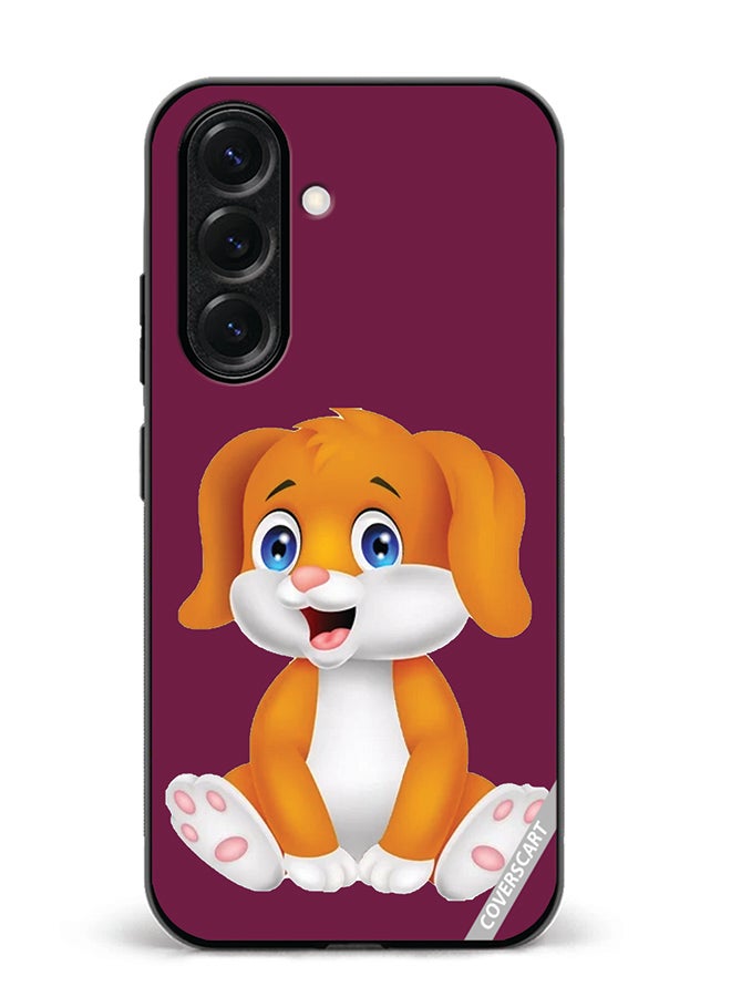 VR CREATIVE Protective Case Cover For Samsung Galaxy S25 Plus Dog Design Multicolour