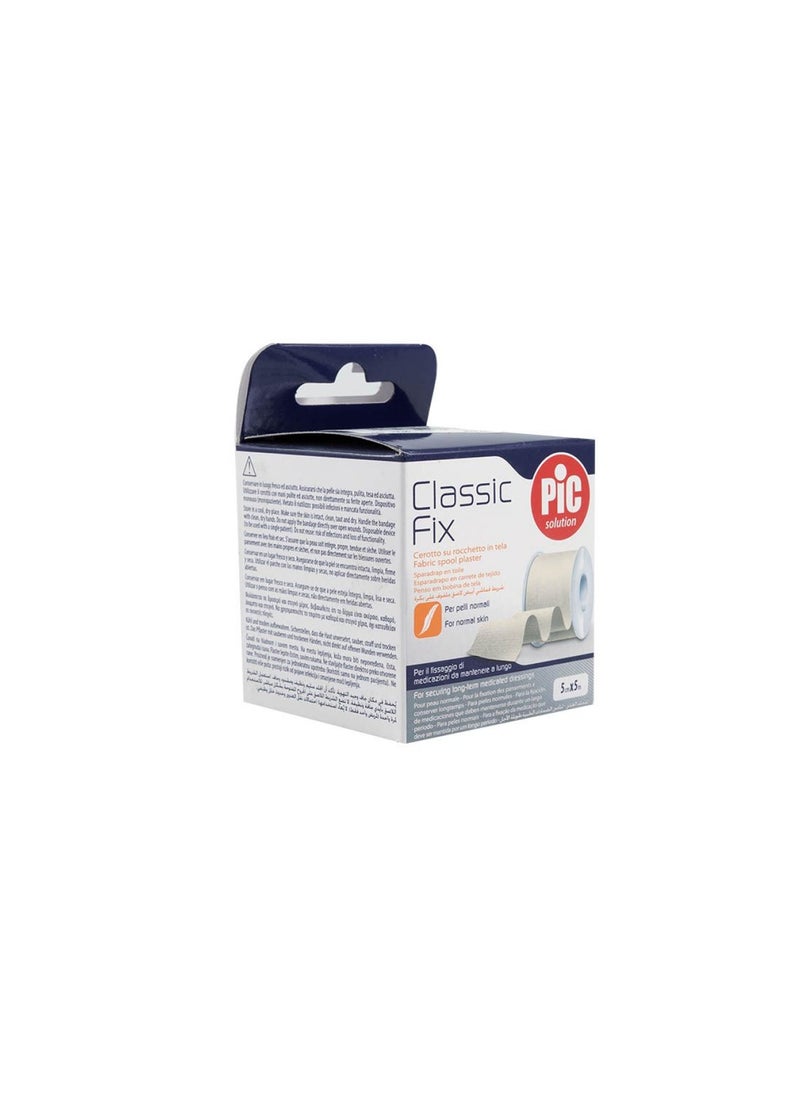 PIC Classic Fix Fabric Spool Plaster 5 Cm X 5 M  - Image 1