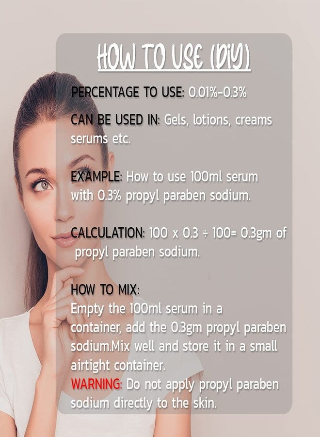 Hollywood Secrets Propyl Paraben Sodium Powder 100 gm - Image 3