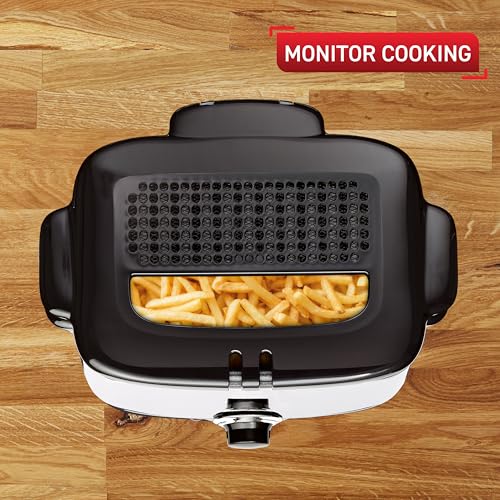 T-fal Mini Deep Fryer, Stainless Steel Deep Fryer with Basket, 1 Liter, Versatile Temperature Control, 900 Watts, Temperature Control, Easy to Clean, Black - Image 4